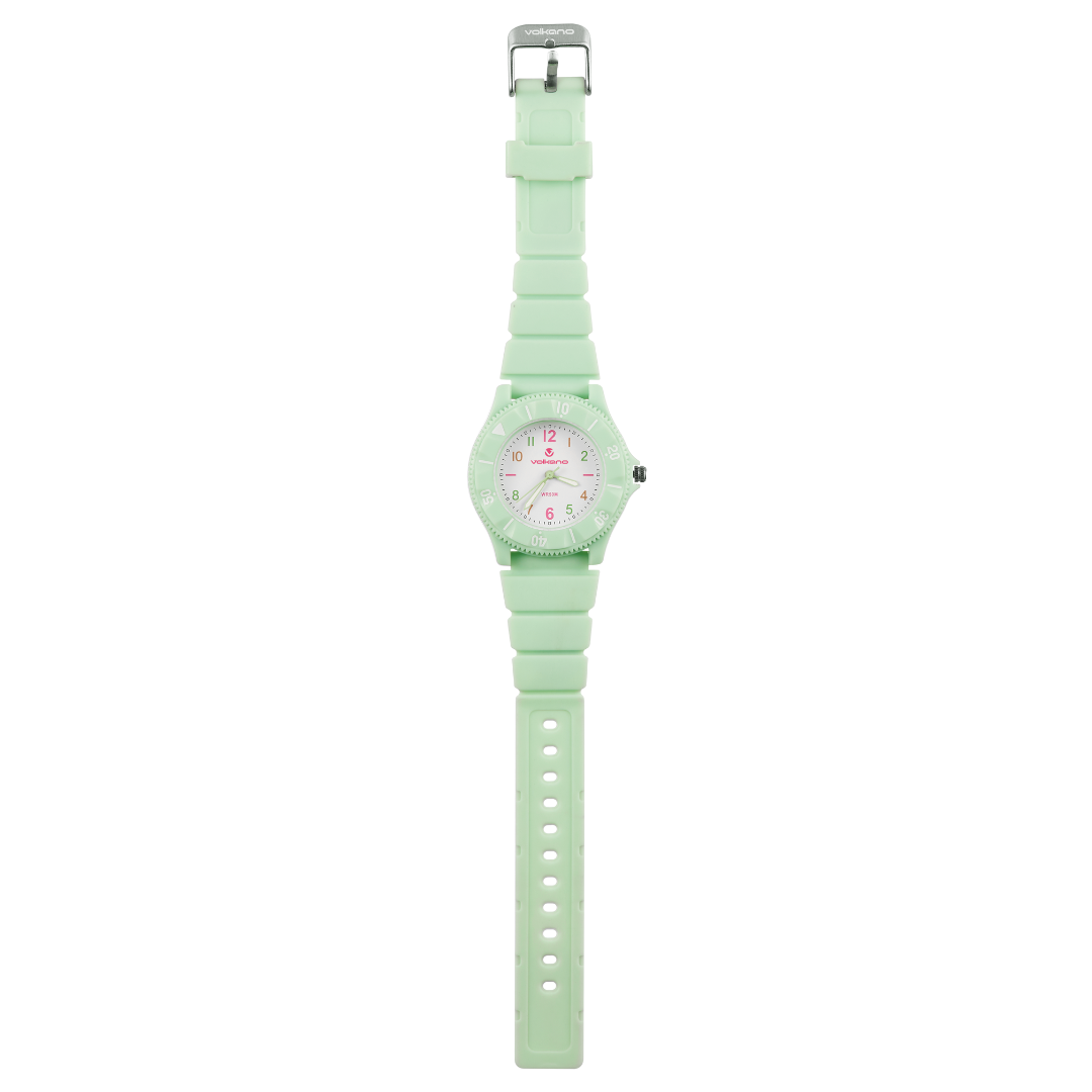 Volkano Mallow Series Kids Analogue Watch - Green