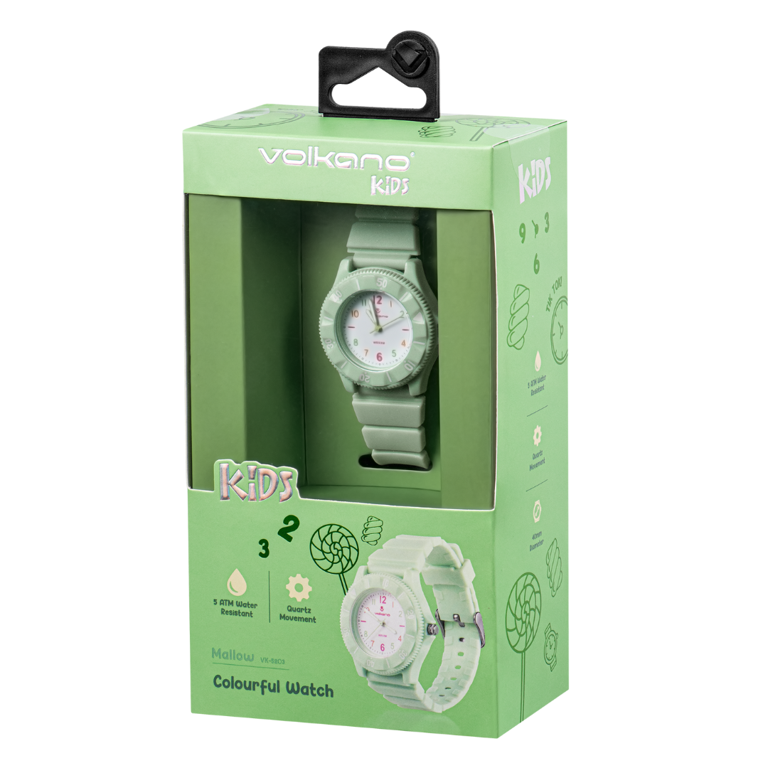 Volkano Mallow Series Kids Analogue Watch - Green