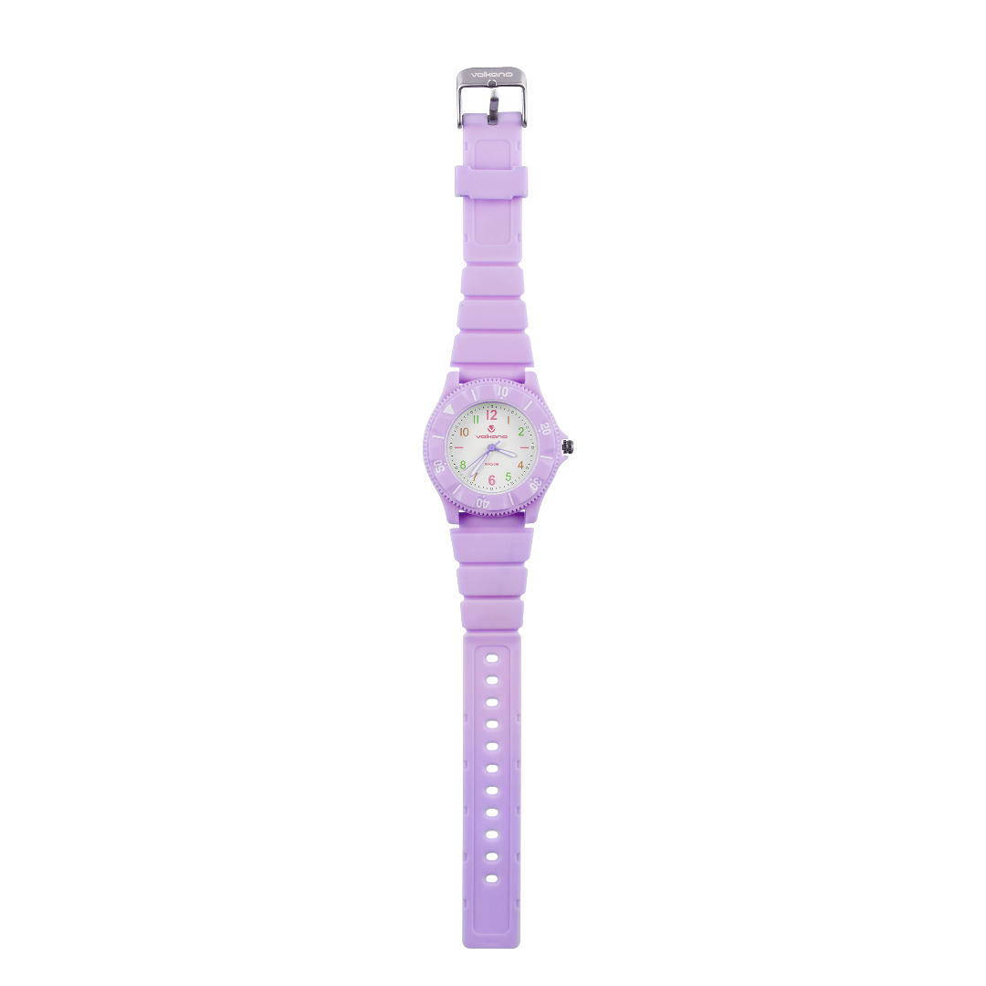 Volkano Mallow Series Kids Analogue Watch - Purple