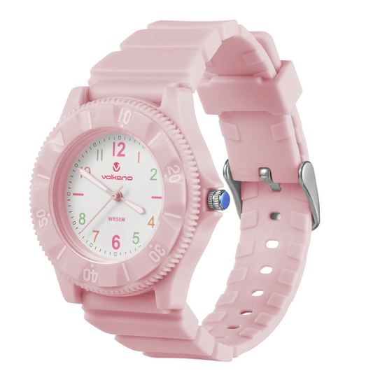 Volkano Mallow Series Kids Analogue Watch - Pink
