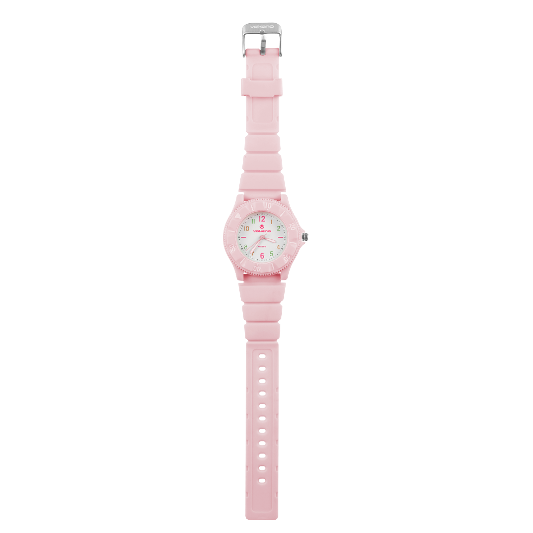 Volkano Mallow Series Kids Analogue Watch - Pink