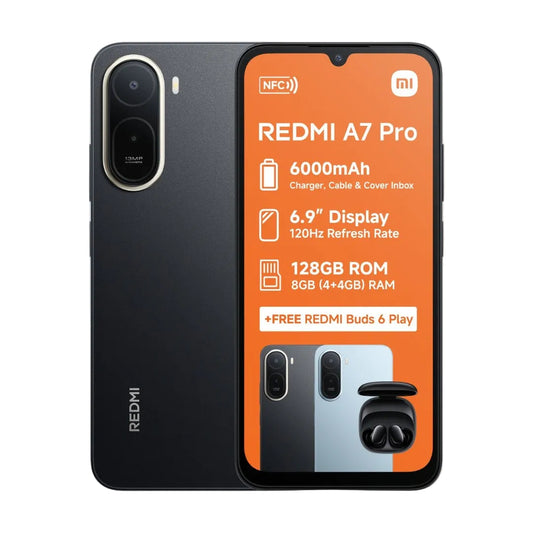 Xiaomi Redmi A7 Pro + Redmi Buds 6 (Vodacom) - Black