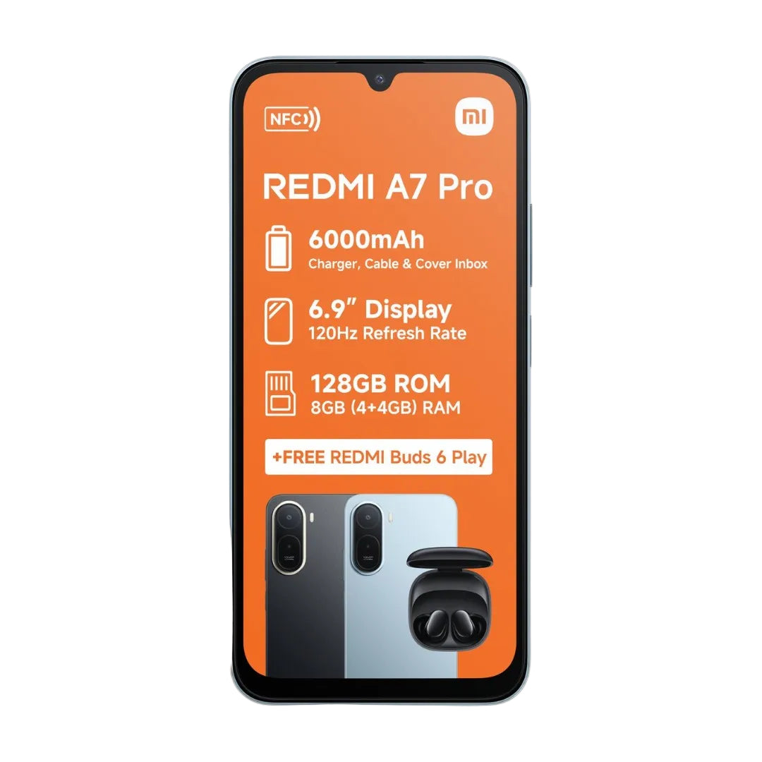 Xiaomi Redmi A7 Pro (Vodacom) + Redmi Buds 6 - Black