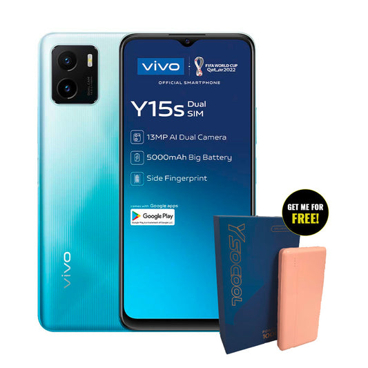 Vivo Y15s  + Free Powerbank (Vodacom)