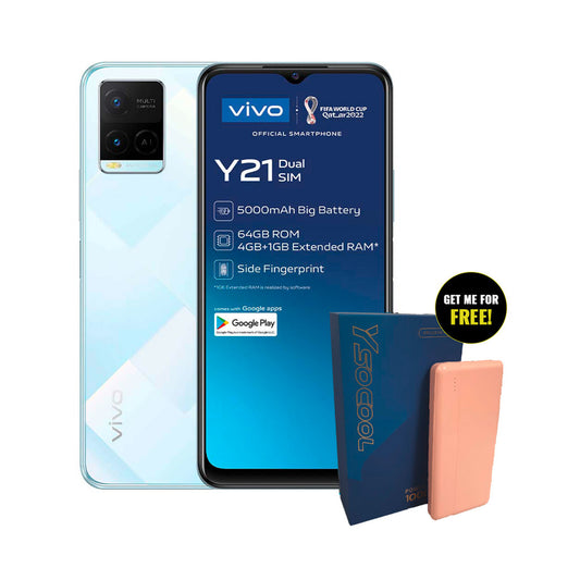 Vivo Y21 + Free Powerbank (Vodacom)