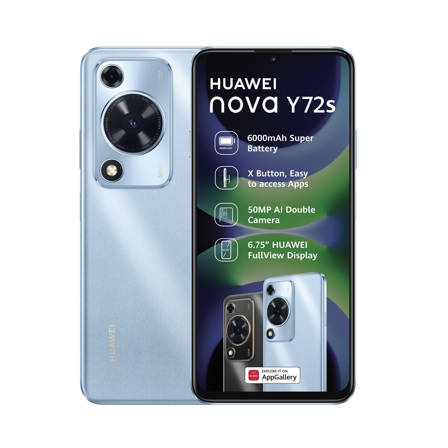 Huawei Nova Y72S (Telkom) - Blue